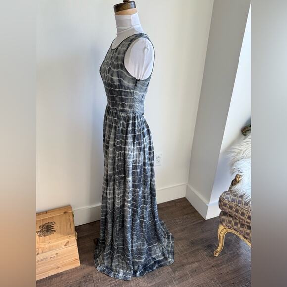 ANTHROPOLOGIE NEUW SHIBORI MAXI DRESS TIE DYE
BACK CUTOUT SIZE XS - Picture 7 of 10